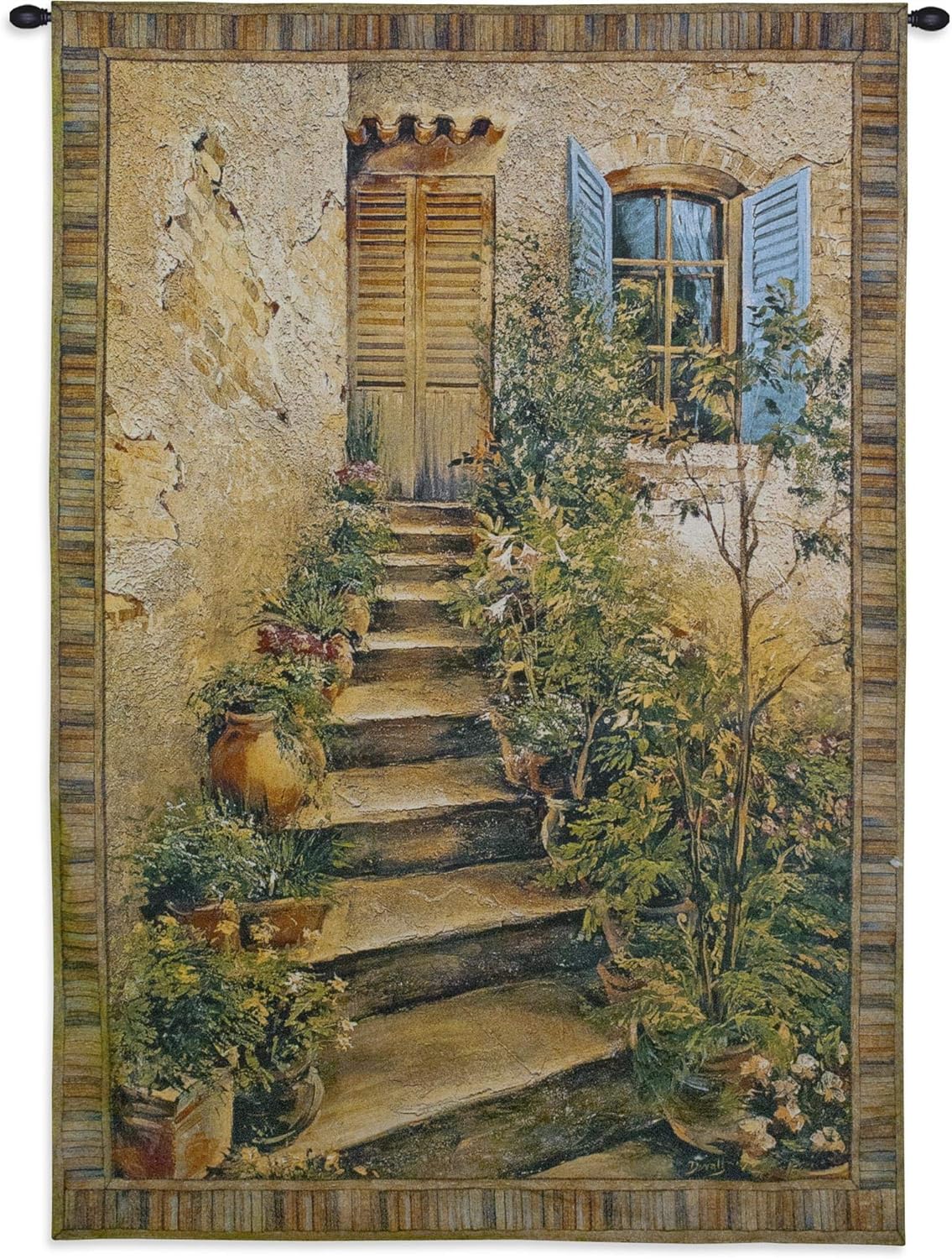 Tuscan Villa II by Roger Duvall – Woven Tapestry Wall Art You'll Love