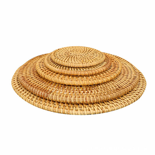 Handwoven Rattan Placements (Set of  5)