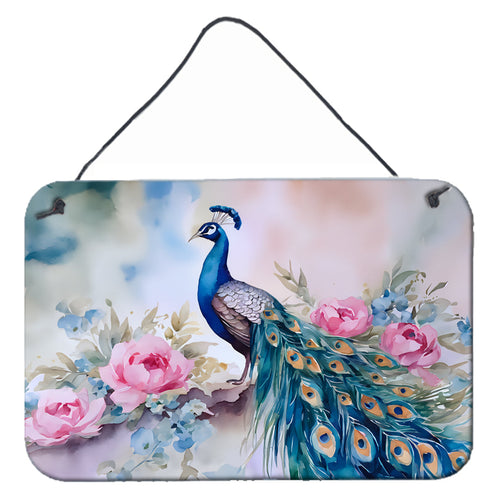 Peacock Wall or Door Hanging Prints