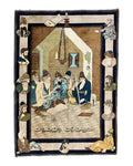 LuxeHome by Jewel Rugs: Persian Tabriz Pictorial Wool Rug - 60 Raj 475 KPSI - 3'4" x 4'7"